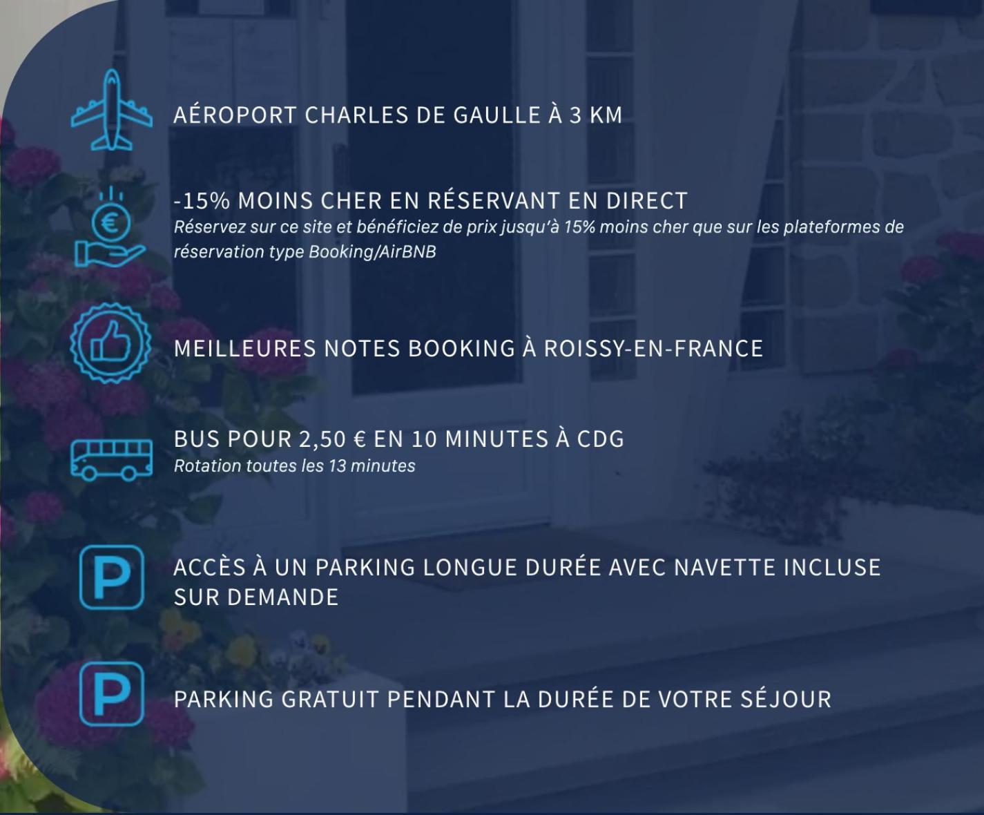 Roissy Chambres Extérieur photo